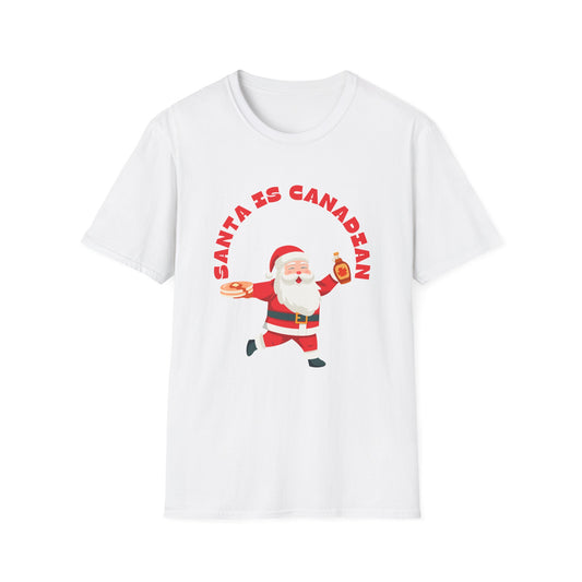 Santa is Canadian - Unisex Softstyle T-Shirt